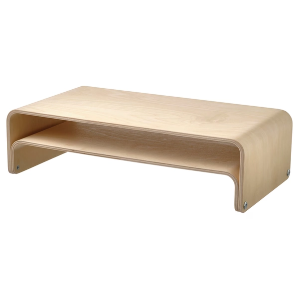 VATTENKAR Laptop/monitor stand - birch 52x26 cm (20 1/2x10 1/4 ")