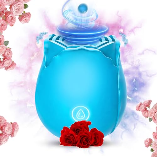 Rose with Tongue Vidrater for Women Viboatorr, Rose Vibratoer Viboator Machines Summer Rose Adult Tool Stimulator Devices for Women 10 Speed Rose Viboatorr Womens C1201