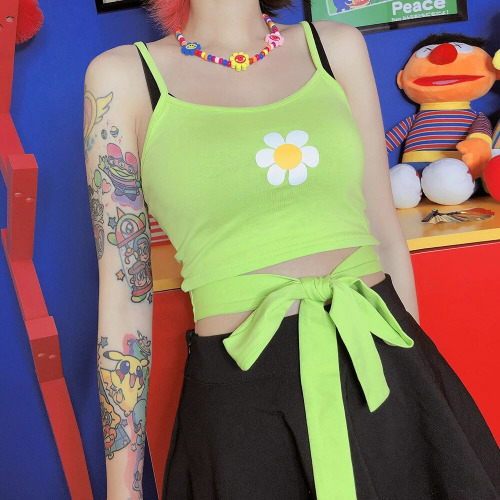 Daisy Baby Wrap Top - S