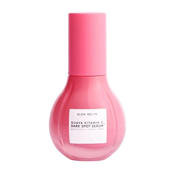 Glow Recipe Guava Vitamin C Face Serum - Dark Spot Korean Brightening Serum for Face with Tranexamic, Ferulic Acid & Vitamin E for Even Tone & Glowing Skin - Stable Vitamin C Skin Care (30ml)