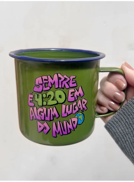 Caneca 450ml 4:20 - Verde