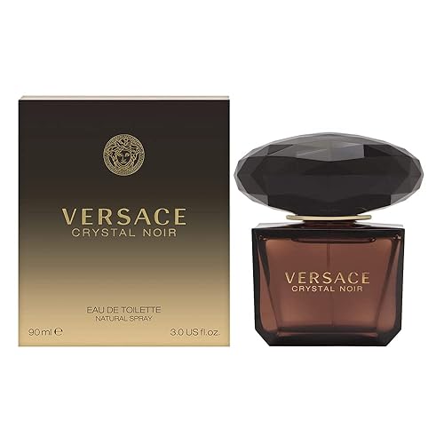 Versace Crystal Noir by Versace for Women 3.0 oz Eau de Toilette Spray - Crystal Noir - 3 Fl Oz (Pack of 1)