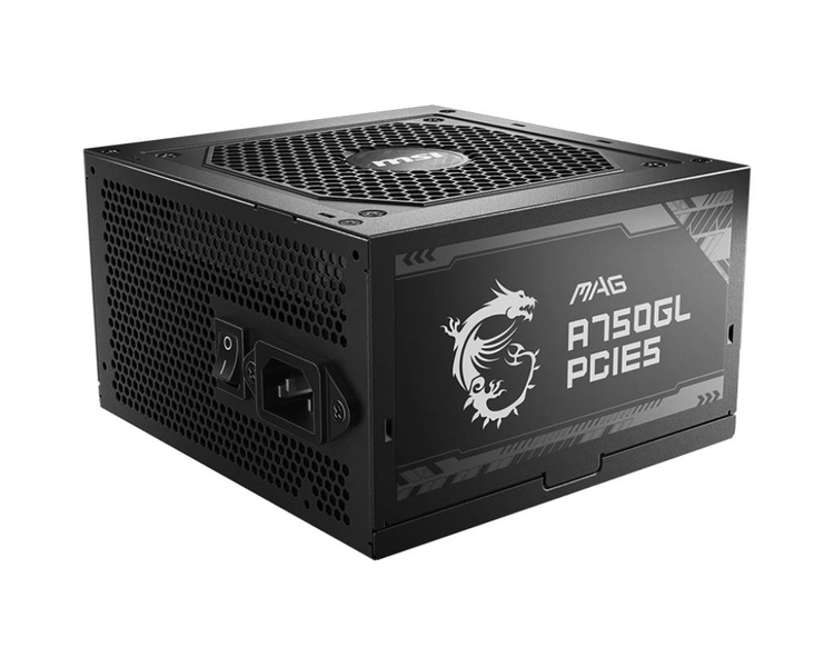 Fuente de Poder 750W MSI MAG A750GL PCIE5, Certificado 80+ Gold, Full Modular, 120mm | SP Digital