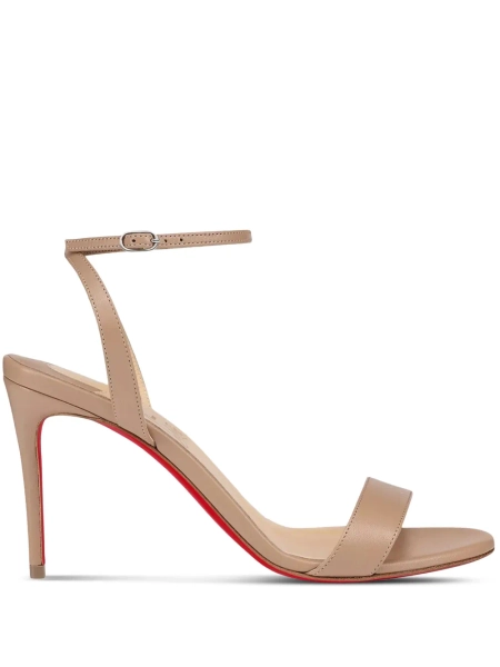 85mm Loubigirl leather sandals