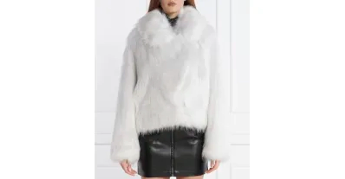 Kožušina Patrizia Pepe | 	sivá	 | Gomez.sk