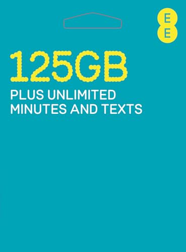 EE 125GB Data Sim includes £30 pre-paid credit, 125GB Data, Unlimited minutes & unlimited texts - EE £30 - 125GB