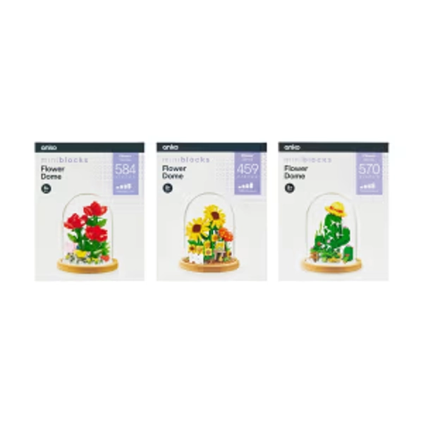 Mini Blocks Flower Series: Flower Dome - Assorted