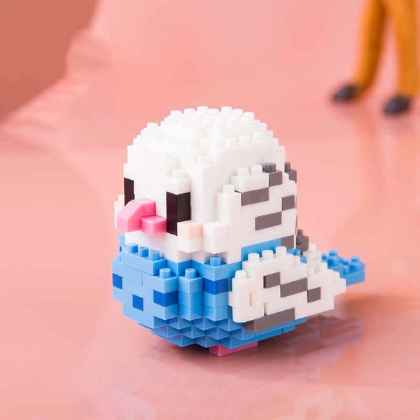 Bird Building Blocks Cute Cockatiel Parrot Toy Blocks - K