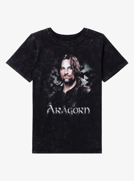 The Lord Of The Rings Aragorn Wash Boyfriend Fit Girls T-Shirt