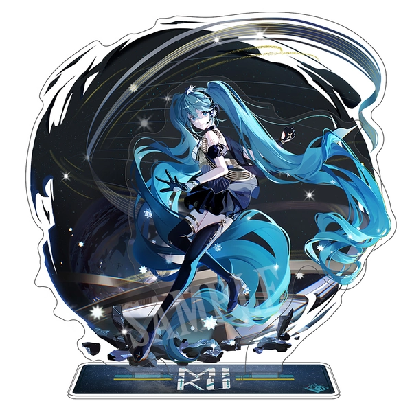 Starry Miku Figure Standee Galaxy Miku Acrylic Stand