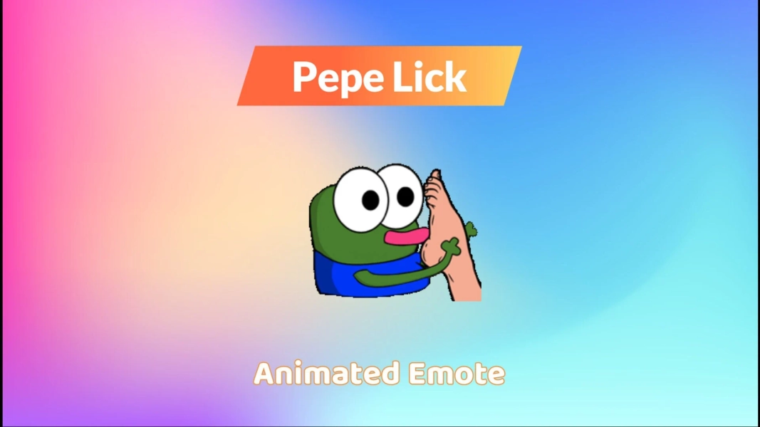 Pepe Meme Lick Animated Emote for Twitch - Pepe Emotes, Animated Emotes, Meme, Livestream Animated, Pepe Animated, Twitch, OBS, Discord