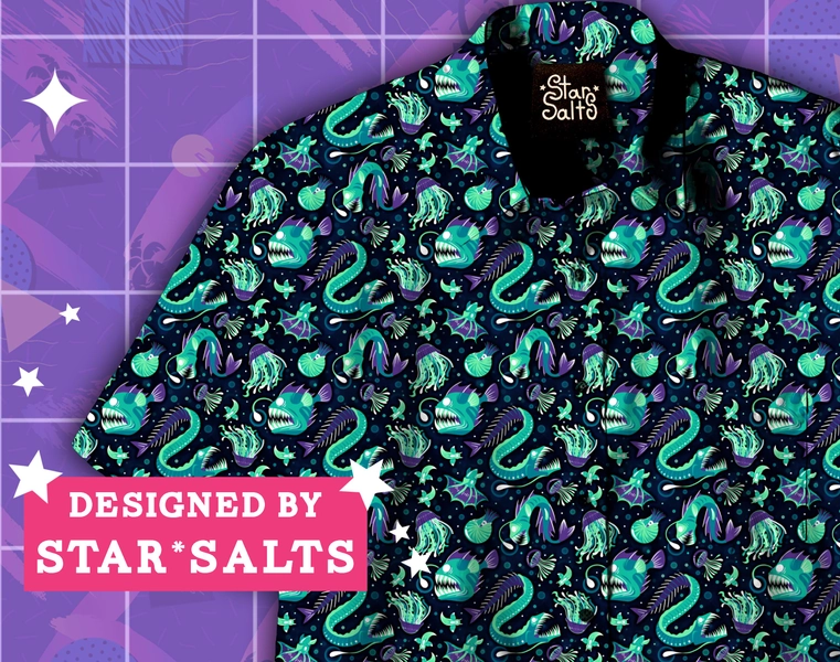 Deep Sea Button Up Shirt