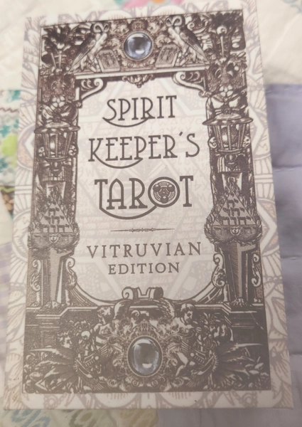 NEW, @91 Spirit Keeper's Tarot Deck Vitruvian Ed.Benebell Wen Signed Card