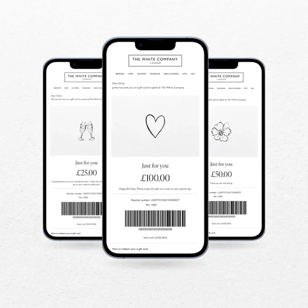 E-gift Card | Gift Cards | The White Company