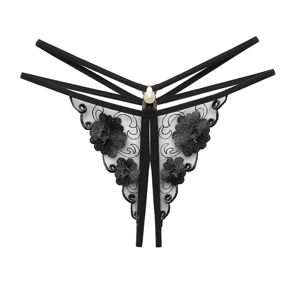 Sexy Lingerie Panties Women Lace Hollow Out Butterfly Shaped G-stri...