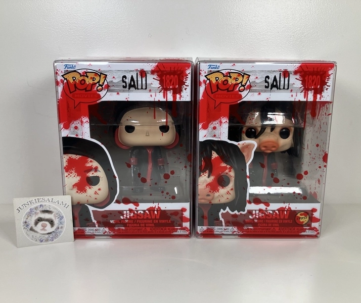 Saw 10th Anniversary #1820Jigsaw John Kramer Funko Pop! Chase Bundle Blood P/P