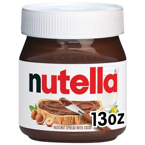 Nutella Hazelnut Spread With Cocoa For Breakfast, 13 Oz Jar - 13 Ounce (Pack of 1)