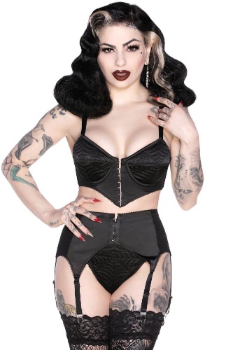 Webutant Bullet Bra - L / Black / 95% Polyester, 5% Elastane.