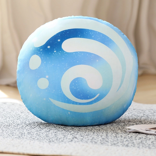 Genshin Impact Plush Cushion Seven Elements Genshin Throw Pillow - Hydro