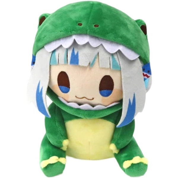 Hololive VTuber Gawr Gura Plush Doll Gura Cosplay Stuffed Toy Pillow 20cm Gift