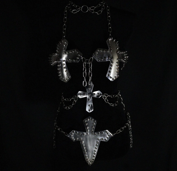 Crux Spiked Armor Bikini Full Set - Chains of Metal