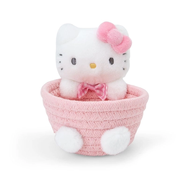 Hello Kitty Woven Rope Storage Basket (Multi)