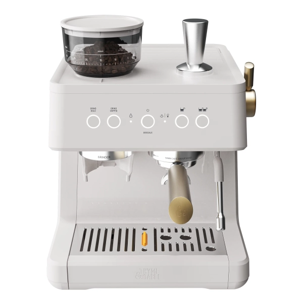 Thyme & Table Barista Grade Espresso Machine, Sand White