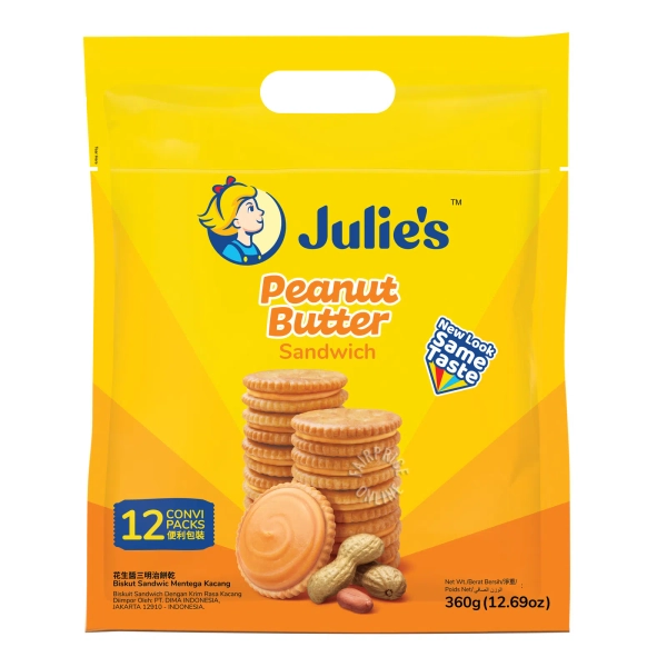  Julie's Sandwich Biscuits - Peanut Butter | NTUC FairPrice