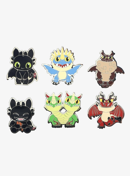 How To Train Your Dragon Chibi Dragons Blind Box Enamel Pin
