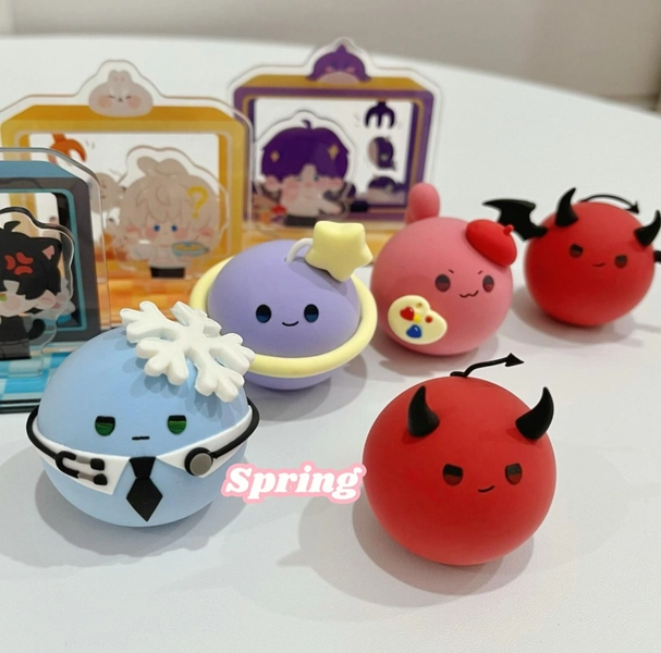 Hand Made Love and Deepspace Light Clay Blobbu Caleb