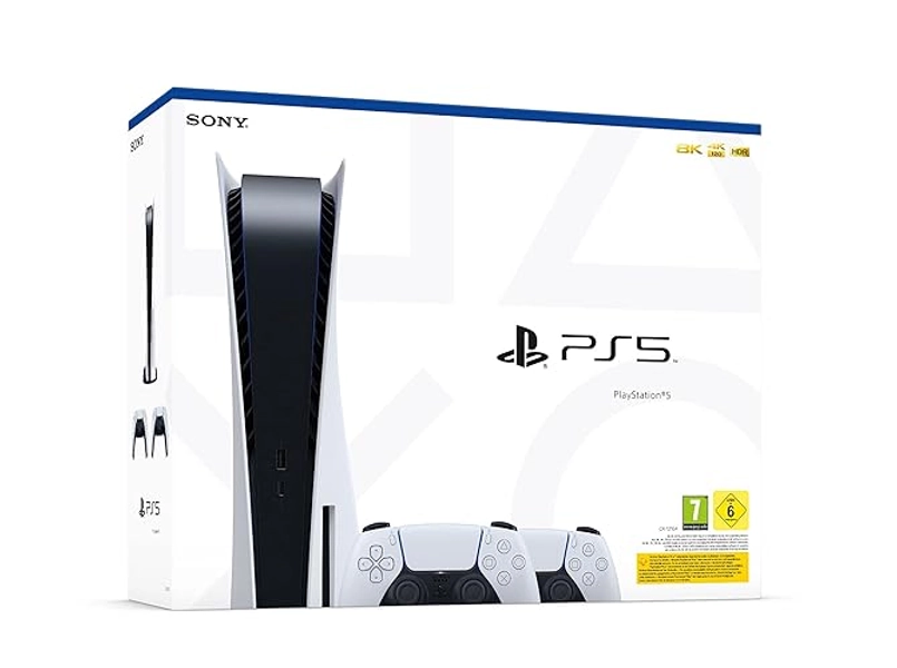 Playstation 5 Standard Console + 2 Controller DualSense White