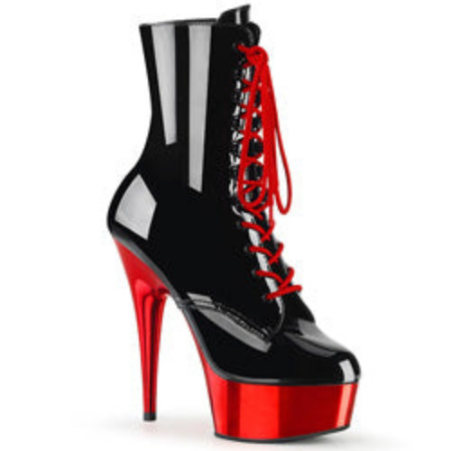 Delight-1020 | Black/Red Chrome / 7
