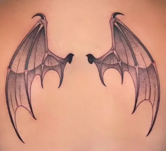 Bat wings tattoo funds