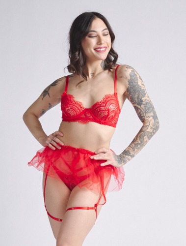 I Love-You TuTu Set (3-Piece) | M / Bra: M