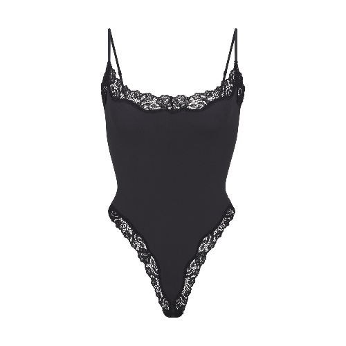 FITS EVERYBODY LACE CAMI BODYSUIT | ONYX