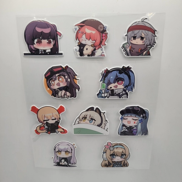Girls Frontline 2 Exilium Exclusive Pop Up Event Chibi Sticker Set Cheeta Klukai