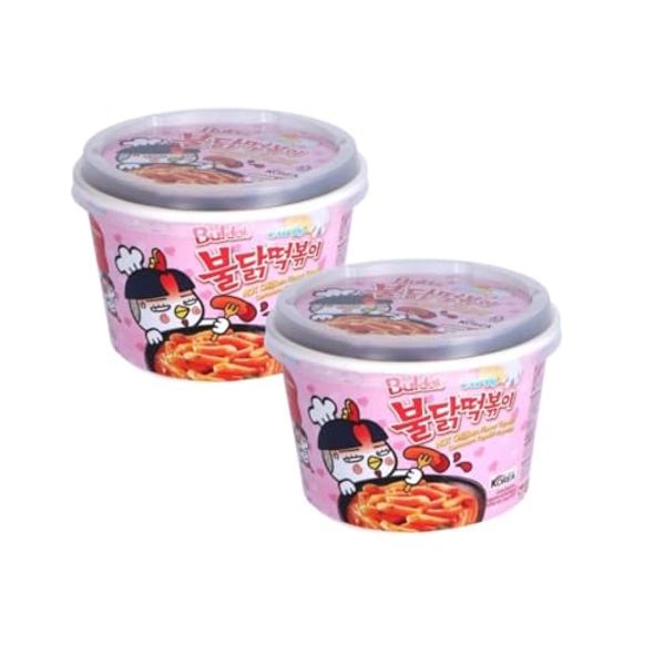 Korean Market |Tteokbokki Picante Carbonara | 179g | Pack de 2