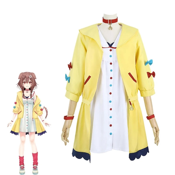 Inugami Korone 戌神 ころね Hololive Vtuber Doggo DooGGod Cosplay Costume