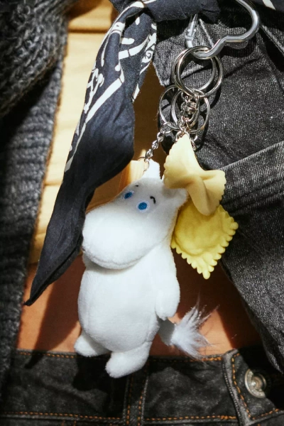 Moomin Moomintroll Plushie Keychain