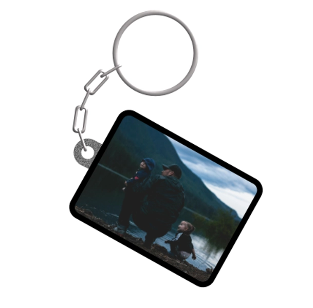 Ключодържател със снимка - правоъгълник