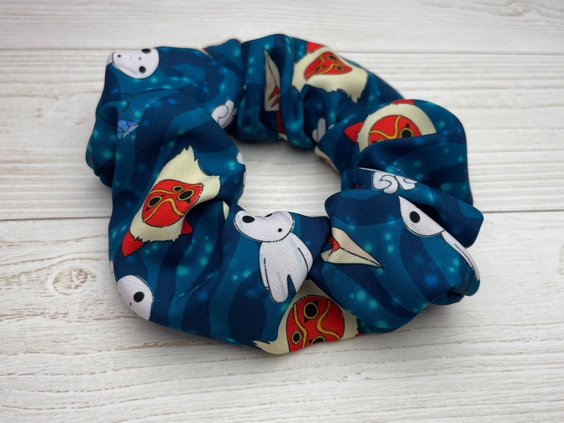 Princess Mononoke Inspired Scrunchie