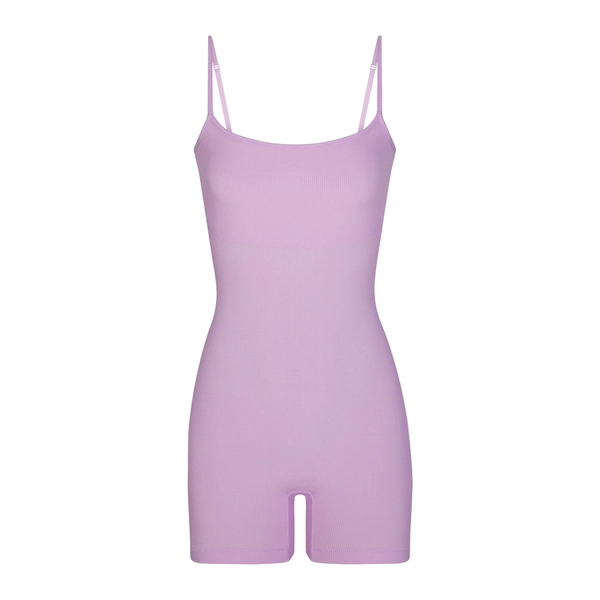 SOFT LOUNGE SCOOP ONESIE | SUGAR PLUM