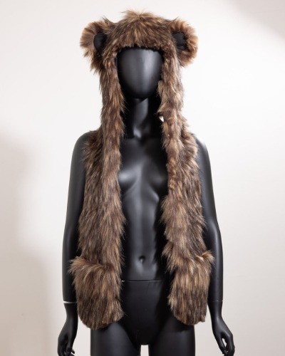 Limited Edition Faux Fur Hood | Hokkaido Brown Bear | Brown Bear