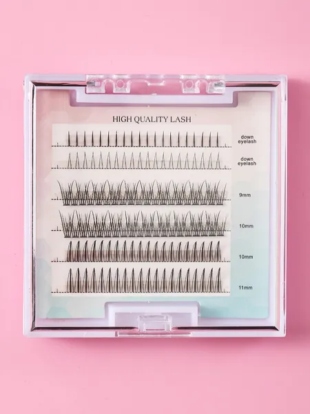 1box A-Shape Individual False Eyelashes