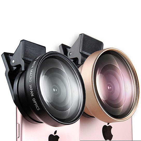Ultra Wide Angle Camera Lens For Mobile Phone - Black