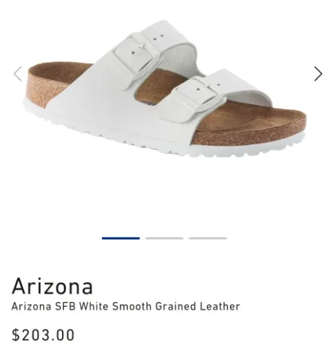 White Birkenstocks