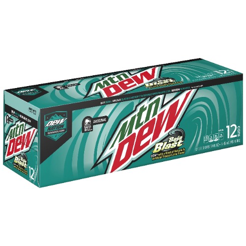 Mountain Dew Baja Blast, 12x 355mL