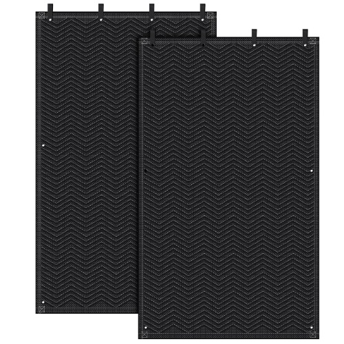 2 Pcs Sound Dampening Blanket Soundproof Blanket Grommeted Sound Dampening Blanket Studio Sound Absorption Sheet Light Blocker, Insulated Blanket, General Indoor or Outdoor Use (48 x 78 Inches) - 48 x 78 Inches $167.92