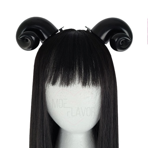 Pastel Succubus Horns - Black