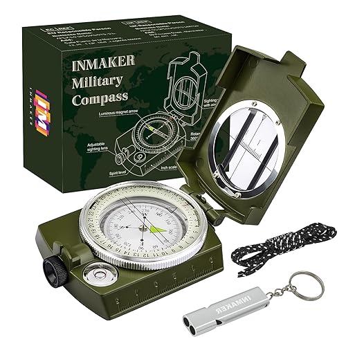 Compass Hiking with Survival Whistle